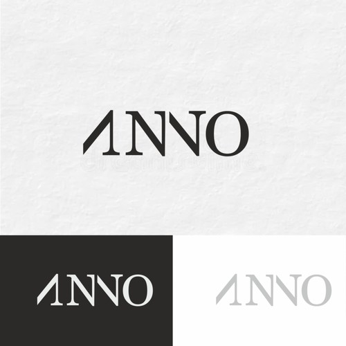 Craft a Unique Wordmark and Monogram for ANNO's Luxury Evening Wear Diseño de apelsini