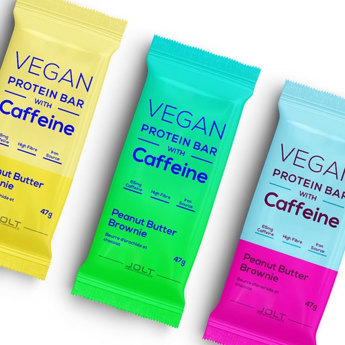 Design a modern, catchy package for a healthy premium energy bar Design by ░md