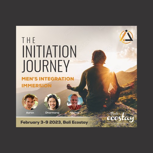 The Initiation Journey Retreat for Men Design by Trisixtin
