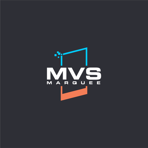 MVS Marquee digital signage logo Design by Dee_studio