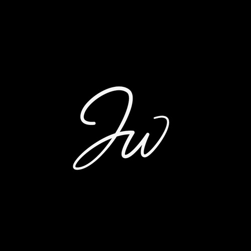 JW Script Logo Design réalisé par GinSonic