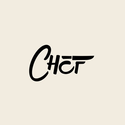 "CHEF": Food & Cooking Social Media Logo Design by Faveo®