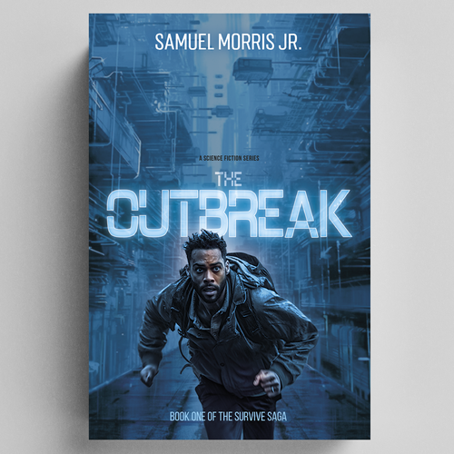 Sci-fi book cover with horror elements needed. Design by esportable