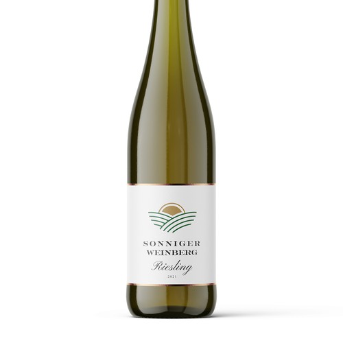 Timeless and elegant Wine bottle label for German White Wine Design by Shark1@