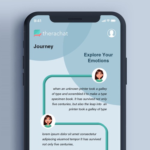 Mental Health App needs fresh design ideas Réalisé par xPrtDesigner