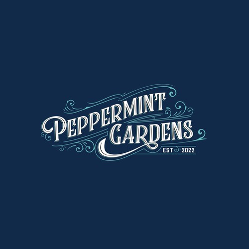 Peppermint Gardens Logo Design by Thinking_Core