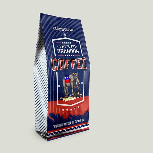 Coffee Bag design that appeals to "Let's Go Brandon" Coffee Drinkers Design réalisé par ronin71