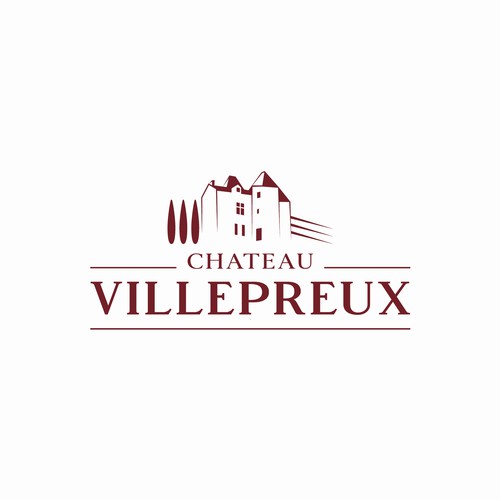 Modern new logo for French chateau and vineyard Design von desi9nart