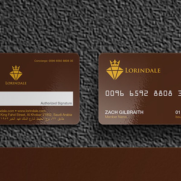 Simple Member Card Design w Stationary