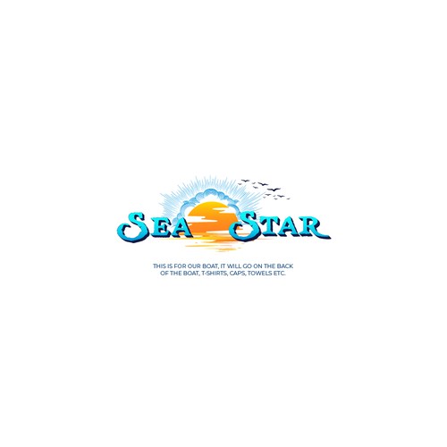 Design a beautiful, fun logo for our boat Sea Star Design by Sonnie.