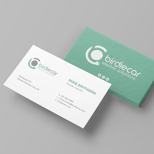 business card for company called birdie Design by Rakibh