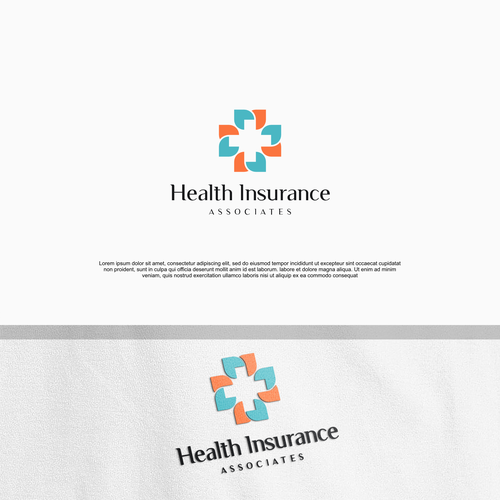 health insurance logo design