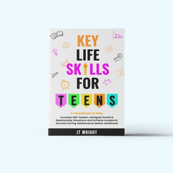 Life Skills for Teen Book Cover design