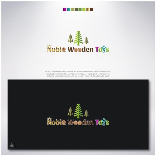 Design a playful new logo for a handmade wooden toy business Diseño de JKing Design