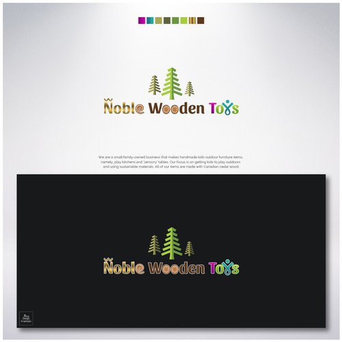 Design a playful new logo for a handmade wooden toy business Design by JKing Design