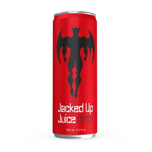 Jacked Up Juice Energy Drink Design by akwas