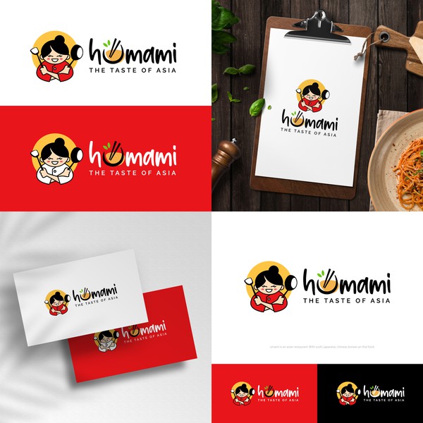 Design by Dendisme™ titled "Logo Concept for "umami - The Taste of Asia""