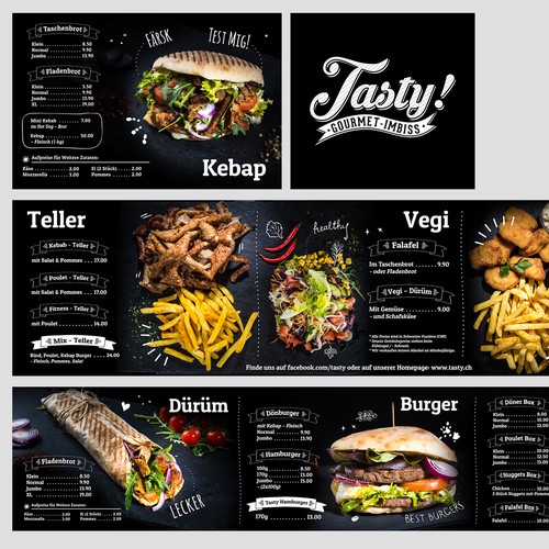 Menuboard for Restaurant Design by Robin Hendrawan