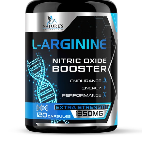 Powerful L-Arginine Capsules Design Needed for Nature's Nutrition Design réalisé par ✝DeSiGnEr✝JOHN