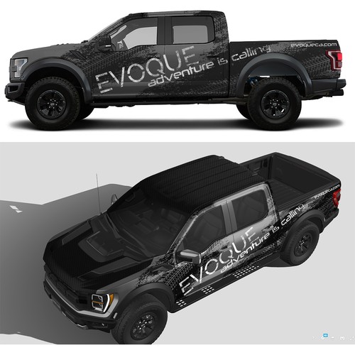 FORD RAPTOR 2021 WRAP IN BRAND LOGO Design by Nick T.