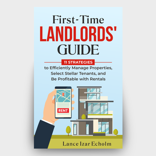 Design an attention-grabbing book cover for first-time landlords Diseño de Hisna
