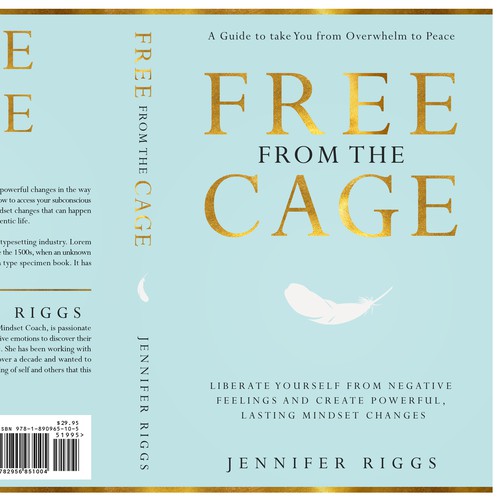 Free From the Cage book cover--Self help/emotional freedom Design by Deziredzin