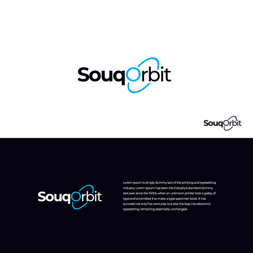 Souq Orbit logo design Design by Mouser®