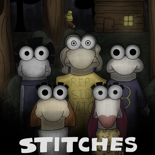 !!!DESIGN A SOCK-PUPPET HORROR/COMEDY MOVIE POSTER!!! Design by KatherineCernetcaia