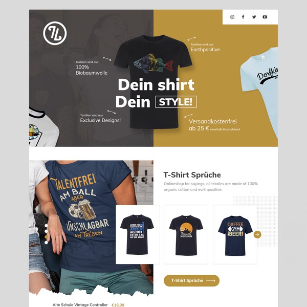 Design réalisé par thecenx et intitulé "landing page"