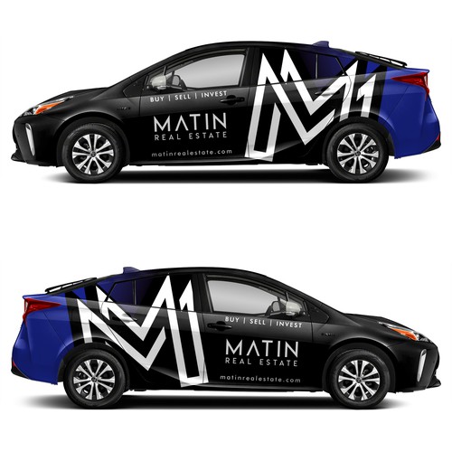 Luxury Real Estate Firm Prius Wrap Design by adelea