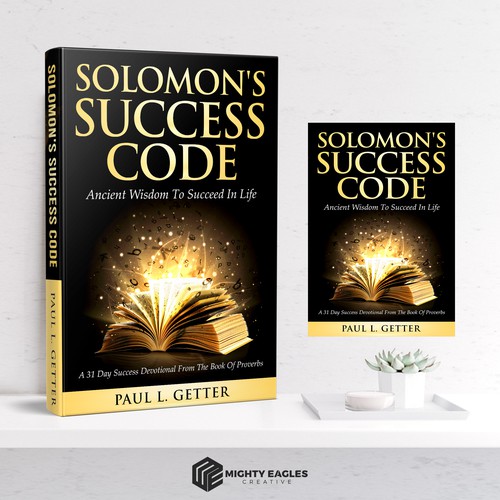 Design A Book Cover For A Christian Devotional That Uncovers The Secret To Success In The Scripture Design by Mighty_Eagle