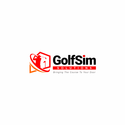 Tee Off Your Creativity: Golf Simulator Logo Design Challenge Design by rifzdesign
