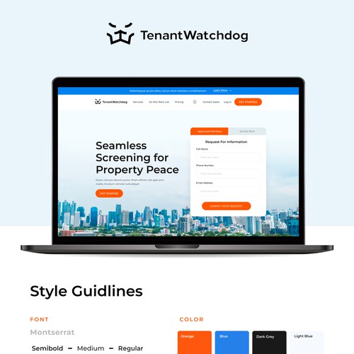 Eviction Website Design. Design by ⭐CaptMarvel⭐