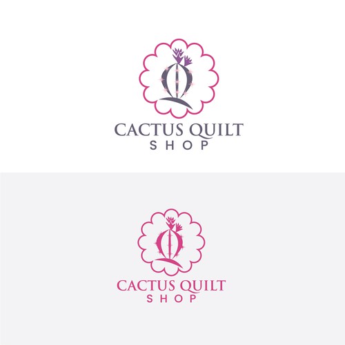 Design a logo for a modern quilt shop! Design by Creative P