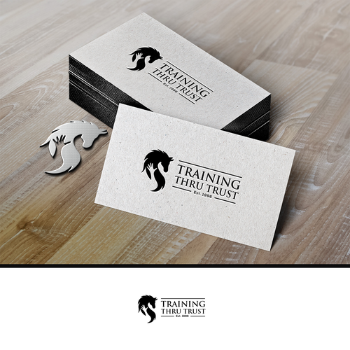 Looking for a simple but powerful horsemanship/horse trainer logo Design réalisé par Bishusal Studio™