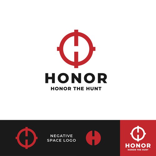 Design a masculine logo for HONOR HUNTING.com Diseño de Murshedd3