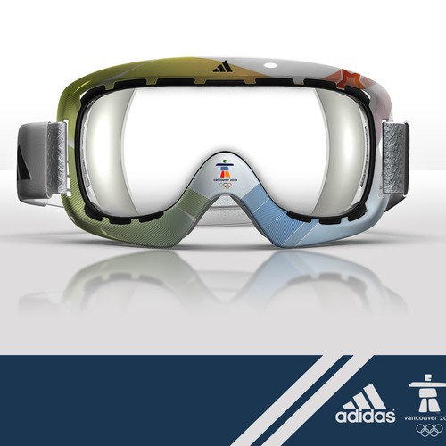 Design adidas goggles for Winter Olympics Design by r u n e