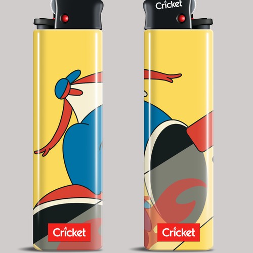 Create illustrations for a limited collection of Cricket Lighters (Multiple Winners) Design by _razz_art_