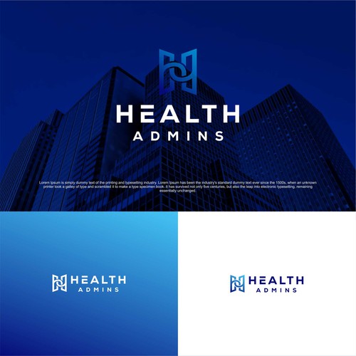 Be the designer that created the coolest healthcare software logo with Health Admins!!!! Design by lrasyid88