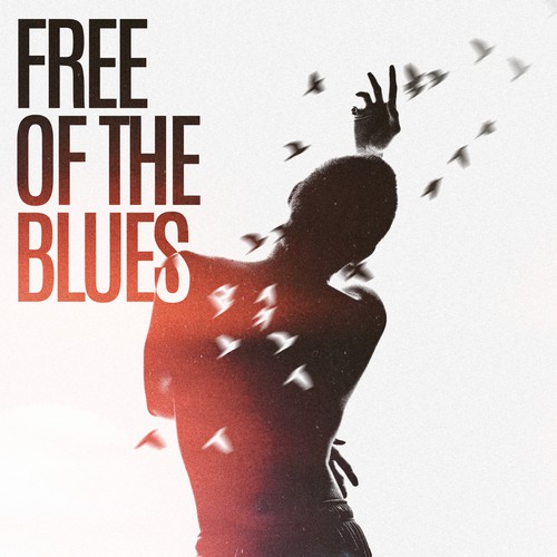 One Panel Album cover for a single salsa song - Free of the Bues Design by umbertino