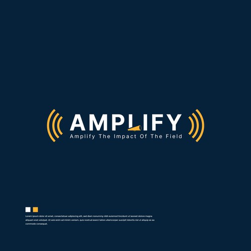 Amplify Logo Design by Adhe Kurniawan