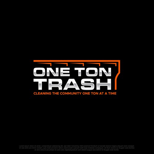 One Ton Trash Design by MagsArt