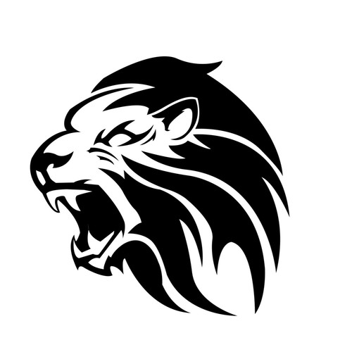 ➤ TIGER HEAD LOGO (Black) Design by Nandasinda