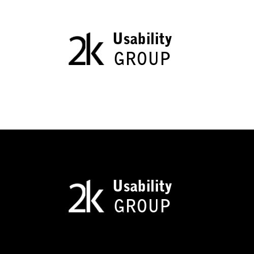 2K Usability Group Logo: Simple, Clean Diseño de Alex_Grachov
