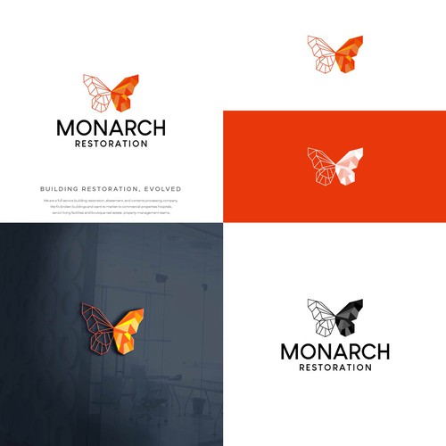 Design a modern clean logo package for a restoration company Design by Danny A