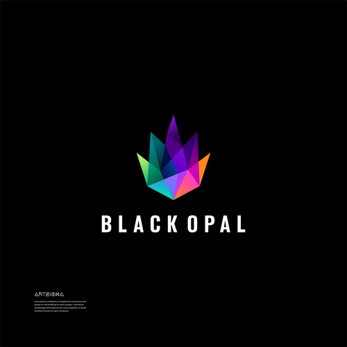 Black Opal - New CBD Hemp Brand Design by artsigma