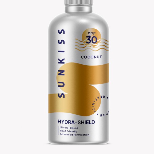 Luxury Sunscreen Label Design by Lady Goga