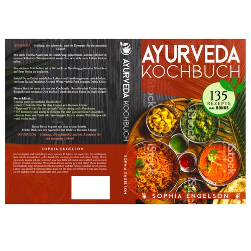 Book-Cover for Ayurveda Cookbook - Cover für Ayurveda Kochbuch Design by JervyDesign