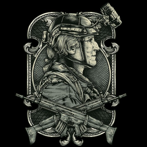Tactical George Washington Diseño de INKSPITJUNKIE