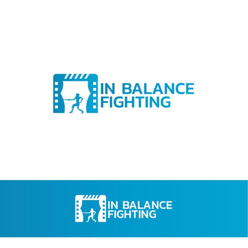 Stage combat logo that is sleek and pops to attract both students and production companies. Design by Qinzi Std